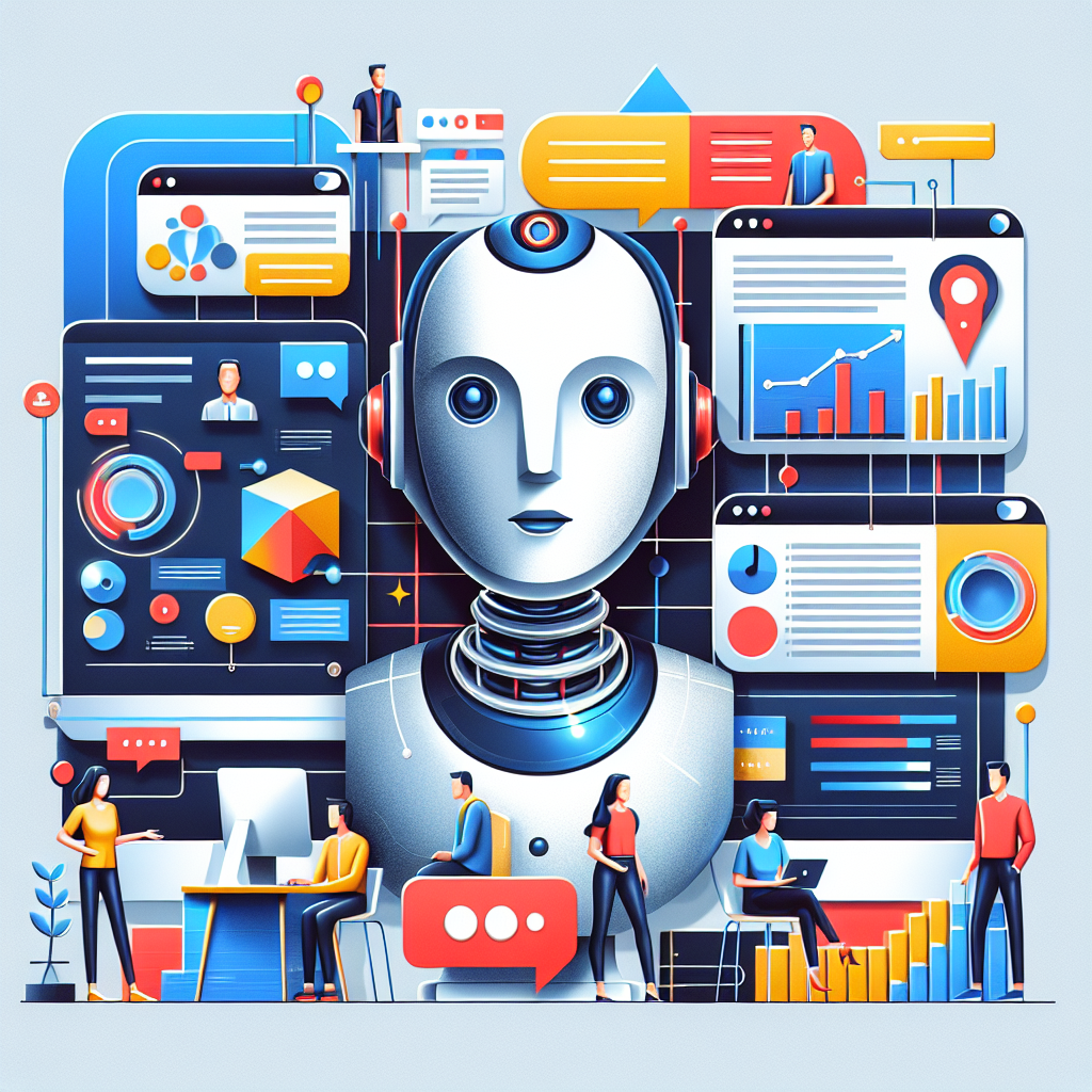 AI chatbot interface compared with live chat dashboard showing ROI metrics and performance data