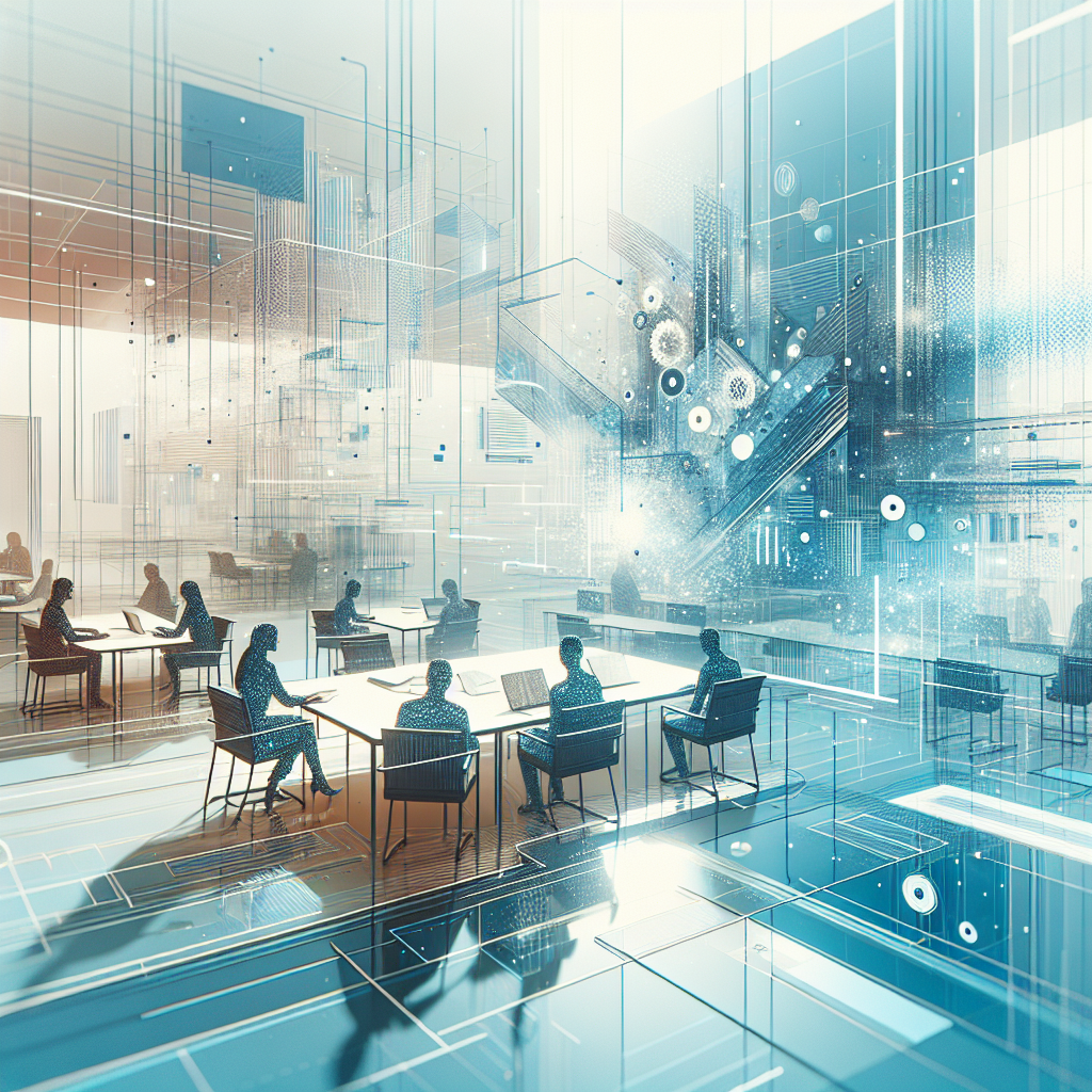 Business professional reviewing progressive web app performance metrics and mobile strategy on multiple devices