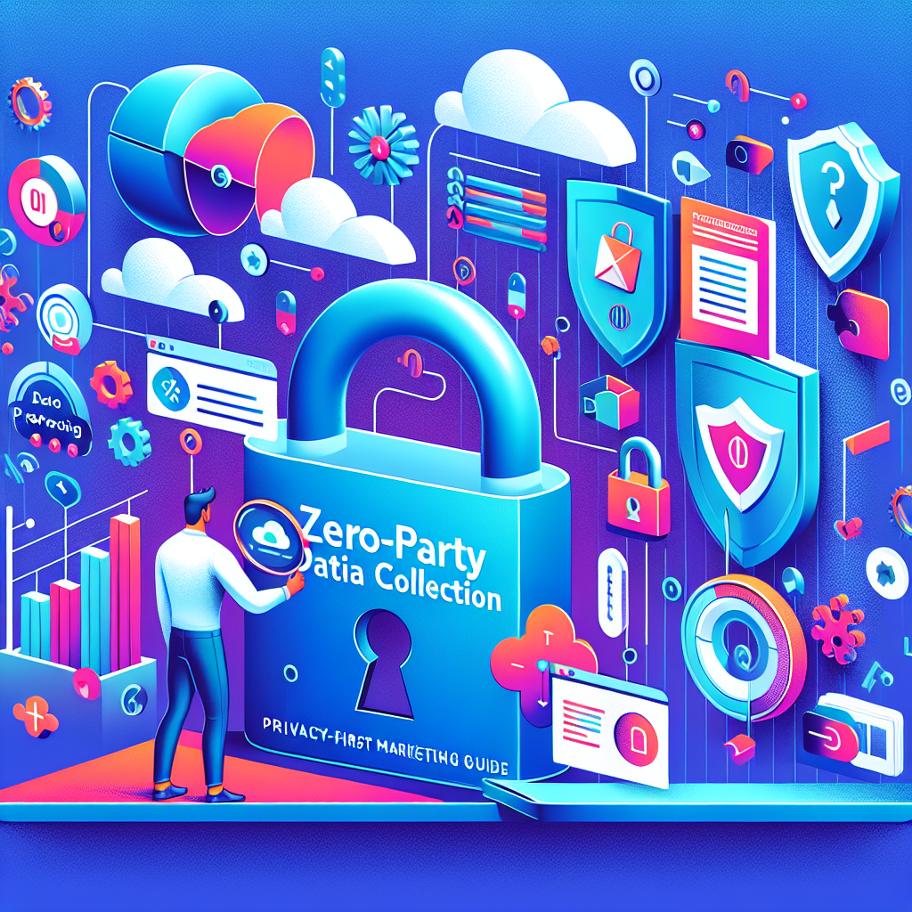 Business professional analyzing privacy-first customer data collection dashboard with preference center interface