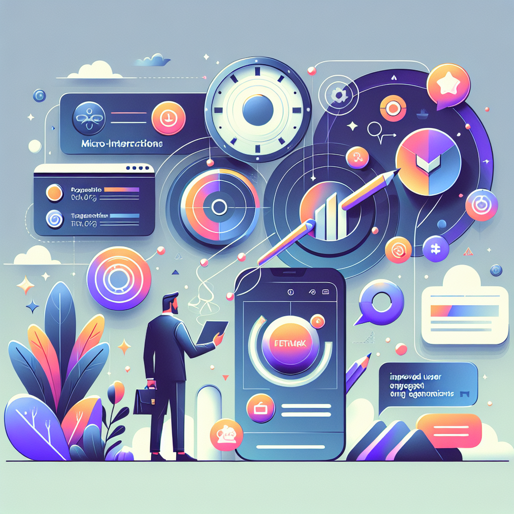 Modern website interface showcasing subtle hover effects and micro-interaction animations for improved user engagement