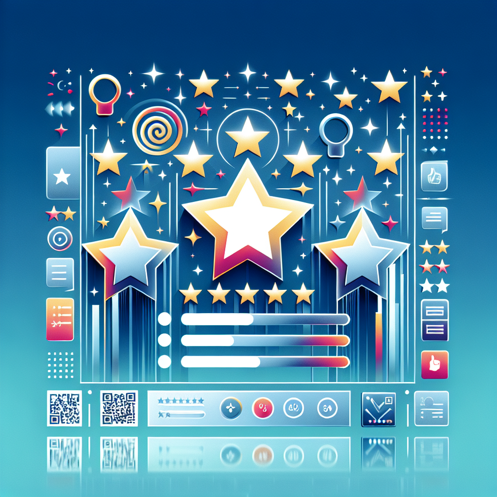 Business owner reviewing automated Google review collection dashboard showing growth analytics and customer feedback